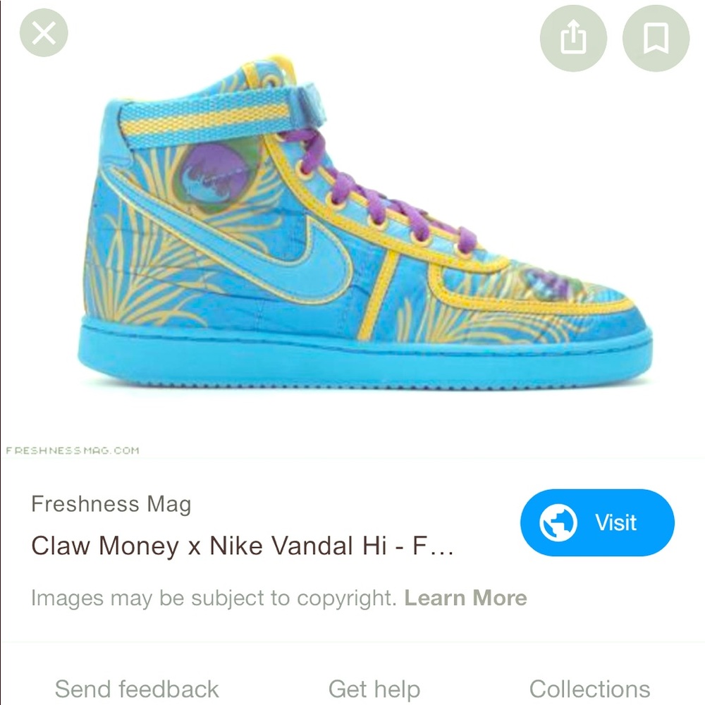 ISO Claw Money x Nike Vandal Hi.